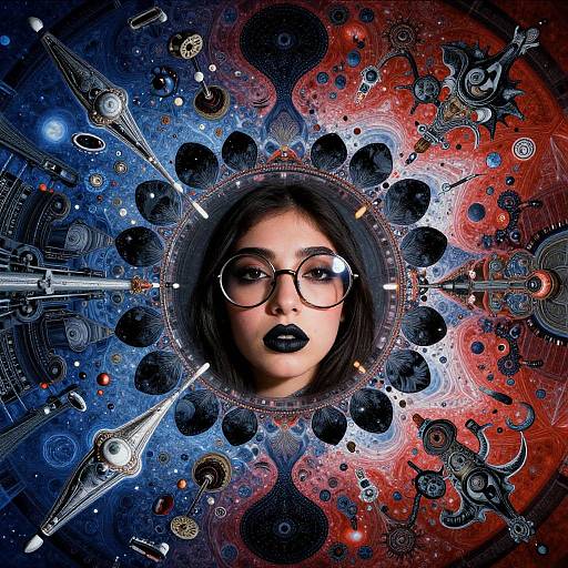 Persian Sci-Fi Analog Portrait