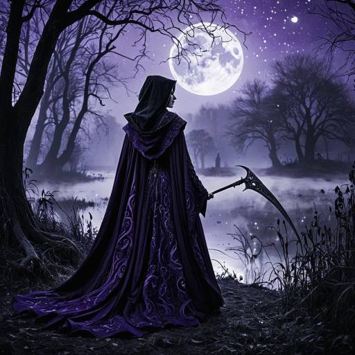 Ethereal Banshee in a Moonlit Swamp Ethereal Banshee in a Moonlit Swamp