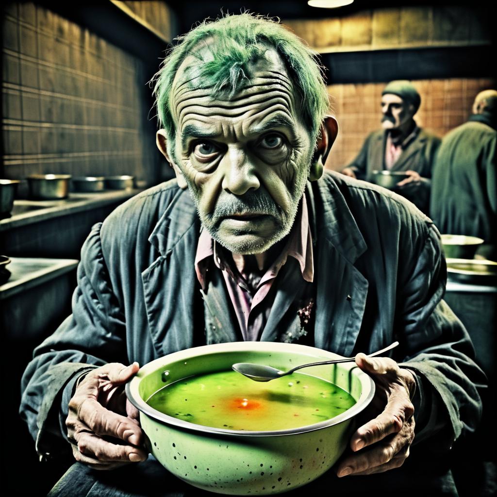 Demented Zombie Queueing for Soup