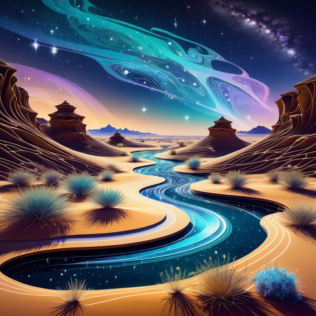 Surreal Daydreams: A Cosmic Journey