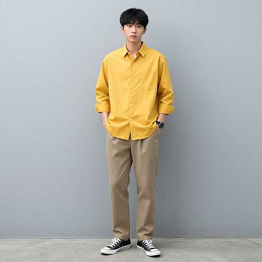 Realistic Casual Male Portrait