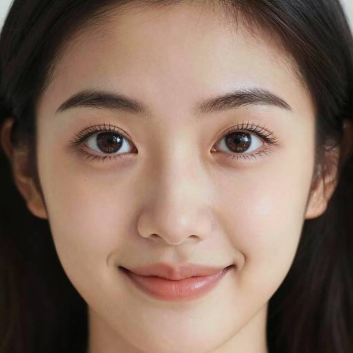 Vibrant Young Woman's Glowing Portrait