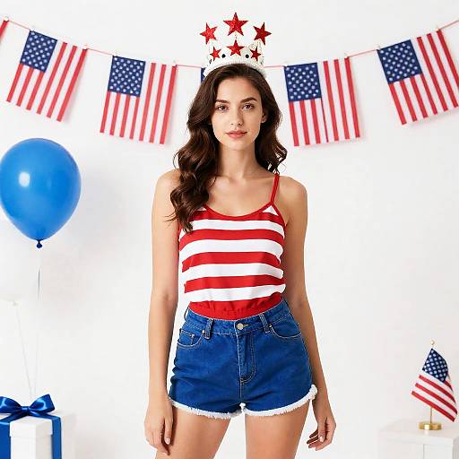 Patriotic American Party Outfit
