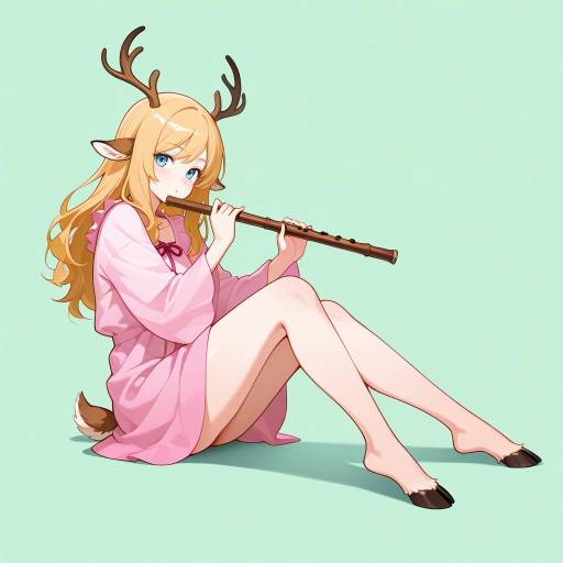 Serene Deer Spirit in Nature Serene Deer Spirit in Nature