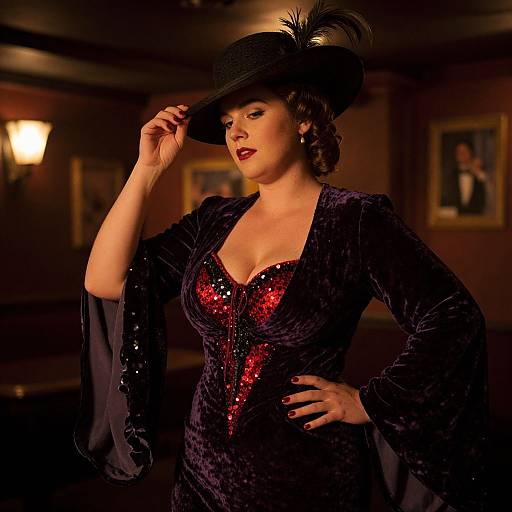 1930s Blues Singer in Jazz Club