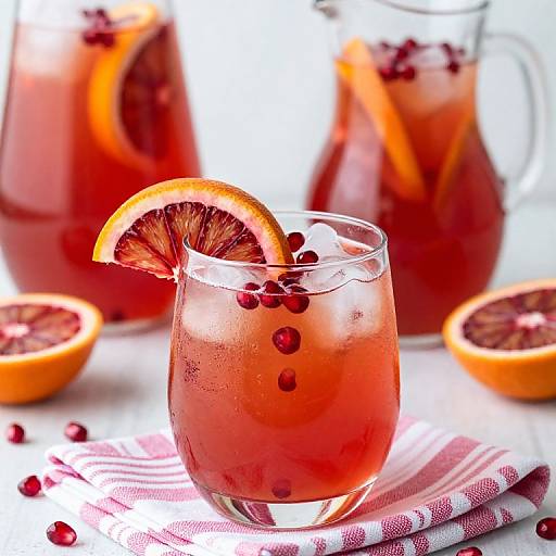 Vibrant Blood Orange Sangria Delight