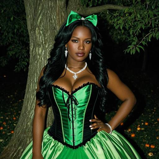 Enchanting Tiana Halloween Costume Design