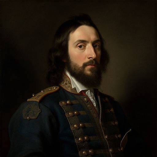 Baroque Portrait of Bearded Gentleman