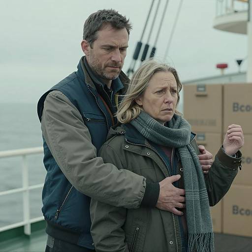 Ship Embrace: A Moment of Concern