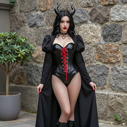 Elegant Dark Fantasy Draculaura Costume Photo