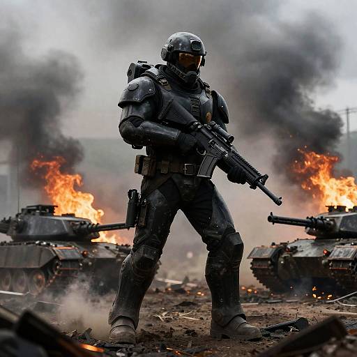 Cinematic Post-Nuclear Army Ranger