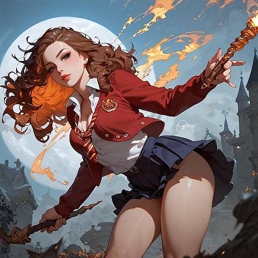 Hermione Granger with Neon Twist