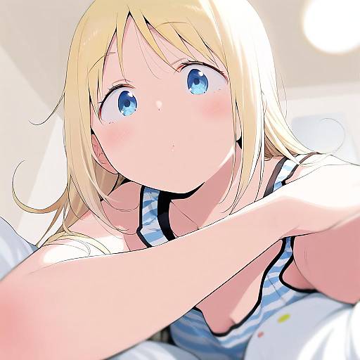 Illustration of Ana coppola, ichigo mashimaro in the style of Amano don