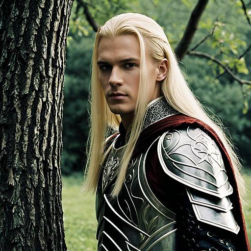 Prince Nuada in Armor Outdoors