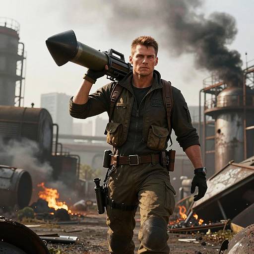 Mutant Survivalist with Rocket Launcher