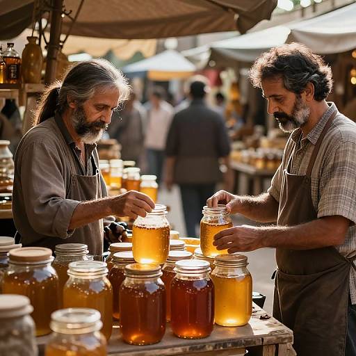 Marketplace Trading Memories Like Honey