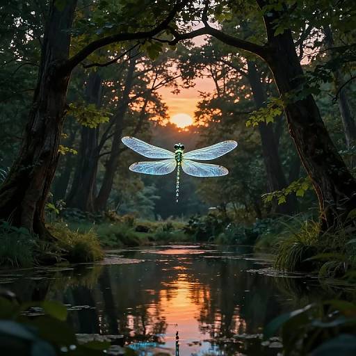 Romantic Twilight Fantasy Forest