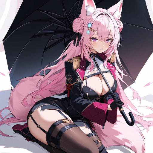 Charming Virtual YouTuber with Animal Ears