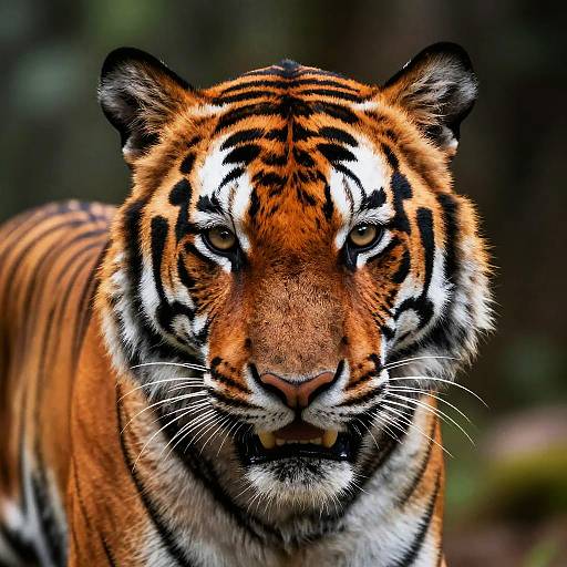 Realistic Tiger-Inspired Animal Makeup