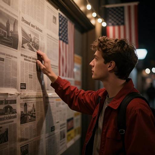Nostalgic Alleyway Portrait in Red Jacket