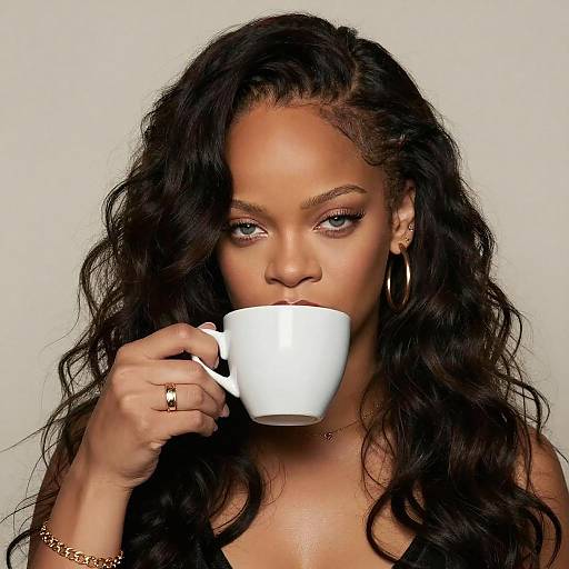 Photorealistic Masterpiece of Rihanna