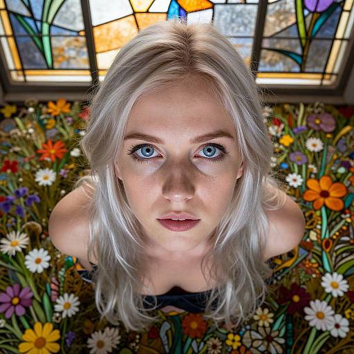 Ethereal Portrait of European Woman