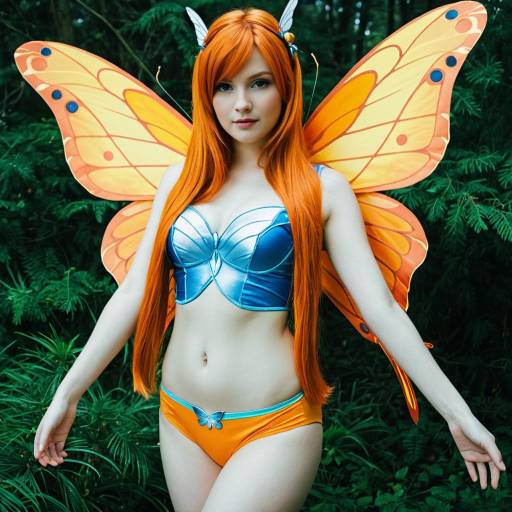 Vibrant Winx Fairy Cosplay Costume Design