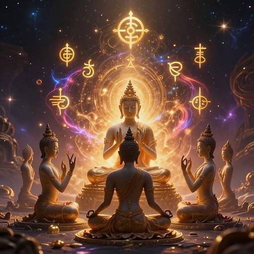 Mystical Mudra Ritual with Cosmic Energy