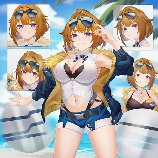 Illustration of Grizzly mkv (girls' frontline), girls' frontline in the style of Xo (xo17800108)