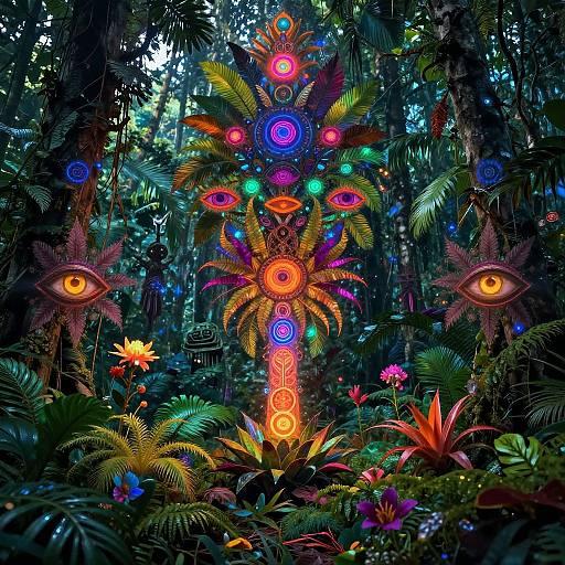 DMT Ayahuasca Vision Quest Art