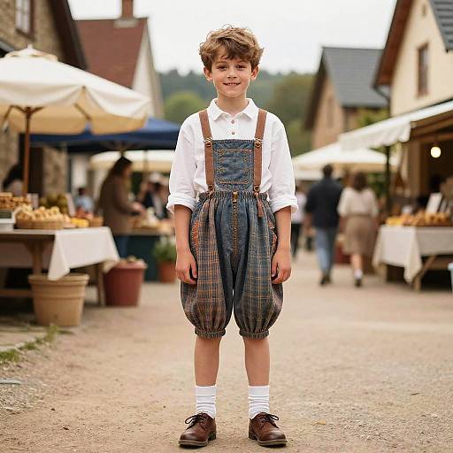 Vintage-Inspired Teen Fashion Portrait
