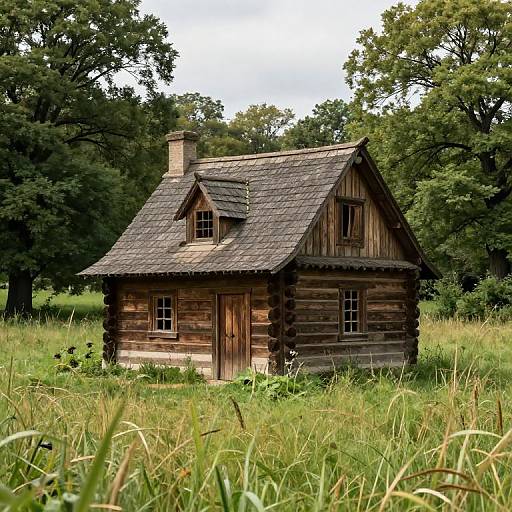 Dali-Inspired Medieval Fantasy Cottage