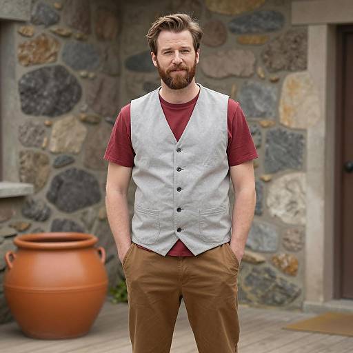 Photorealistic Adult Patrick Costume Portrait