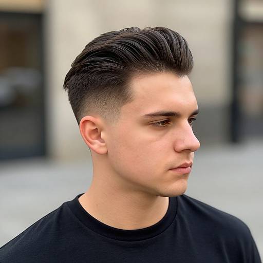 Modern Side Part Haircut Style