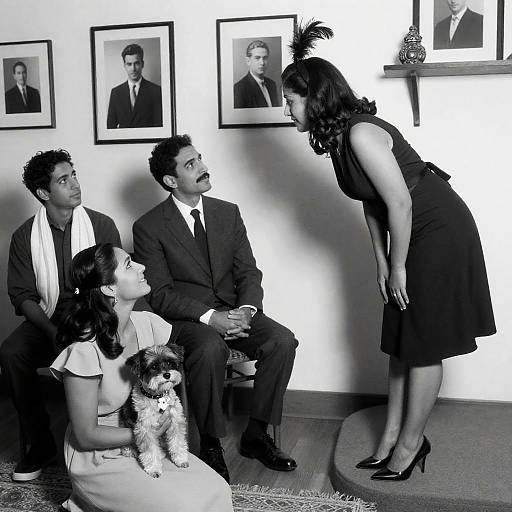 Vintage Gathering in a Classic Room