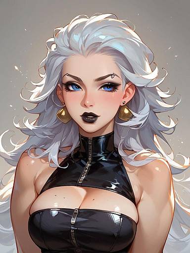 Futuristic Sci-Fi Corset Cosplay Portrait