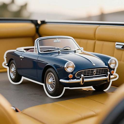 Vintage Megazzini Ghia Cabrio Sticker