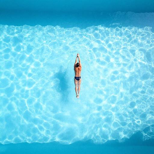 Minimalist Top-Down Swimming Pool