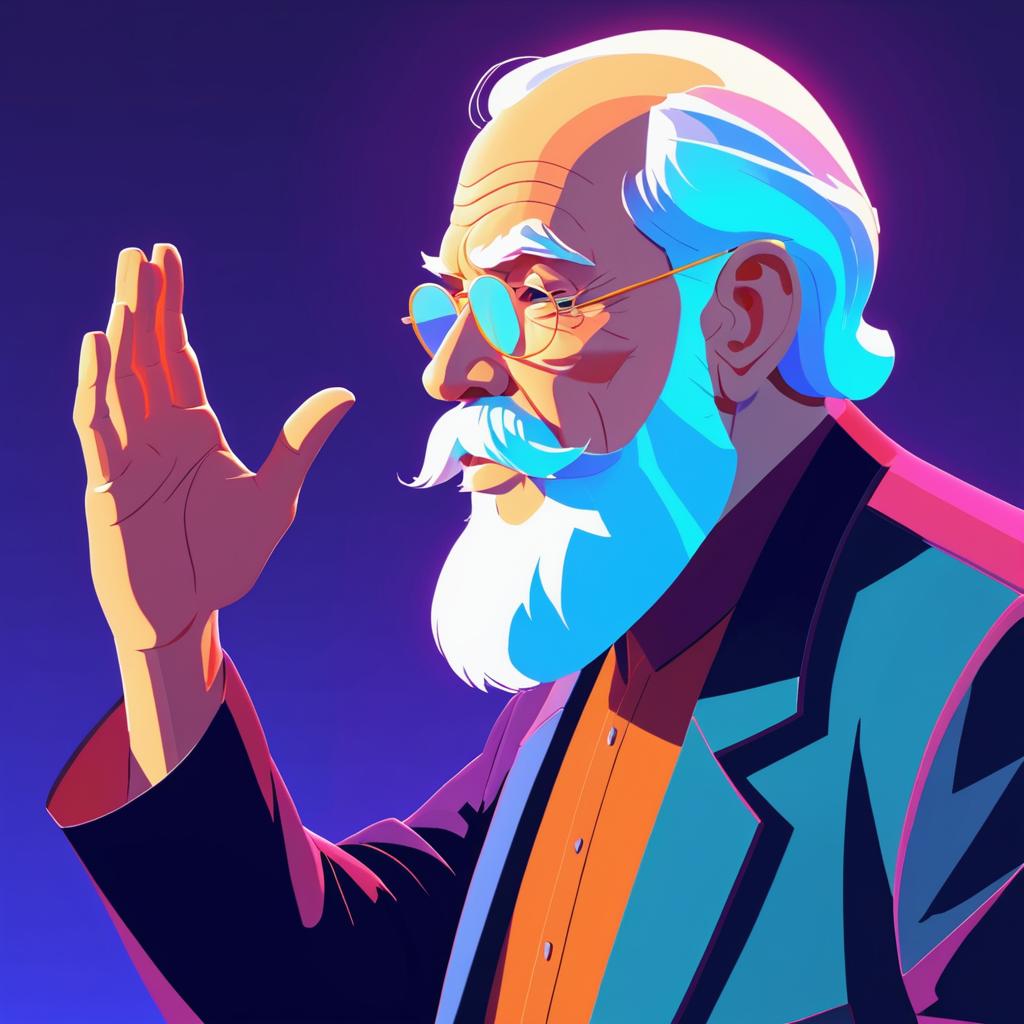 Dynamic Cel Animation of Elderly Man