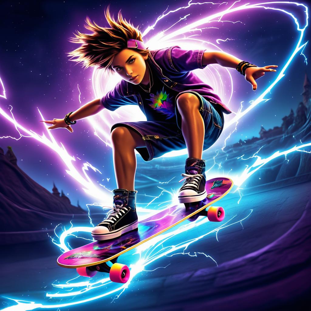 Epic Fantasy Skateboarding Adventure Awaits