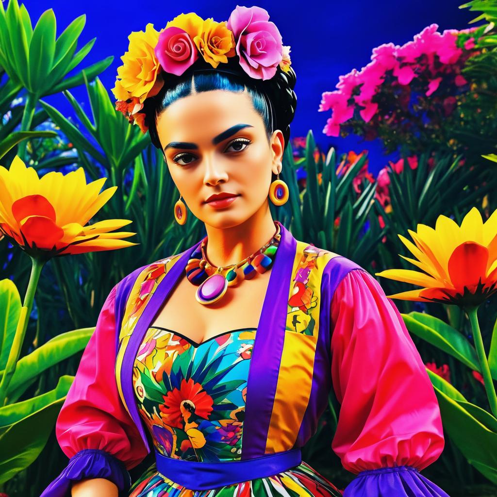 Frida Kahlo Meets JoJo's Bizarre Adventure