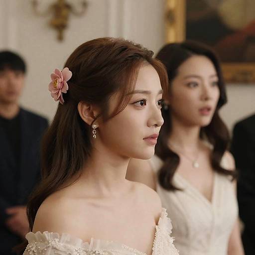 Elegant Indoor Portrait of Two Women