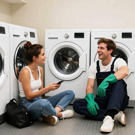 Casual Laundry Room Moments Captured