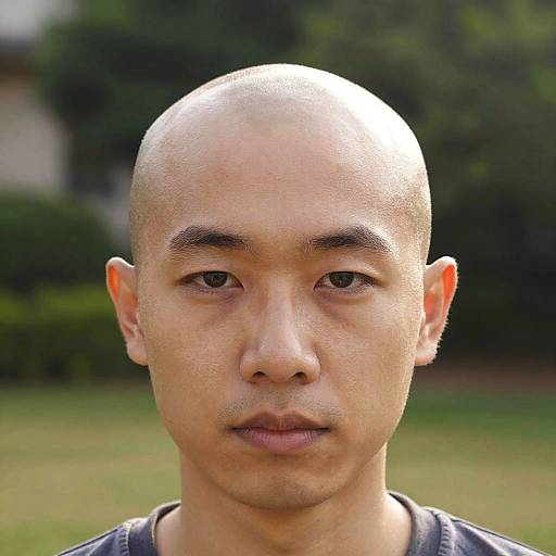 Ultra-Realistic Bald Effect Portrait