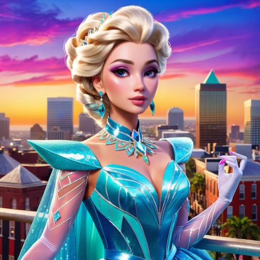 Elsa as Daring Disco Queen in New Orleans