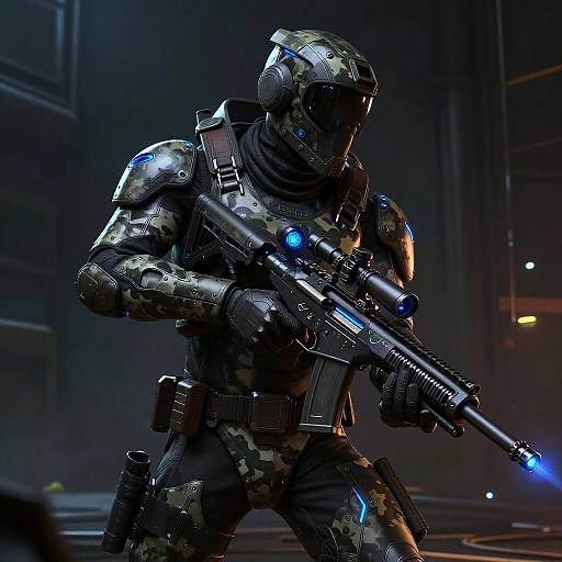 Valorant Recon Phantom in Industrial Night