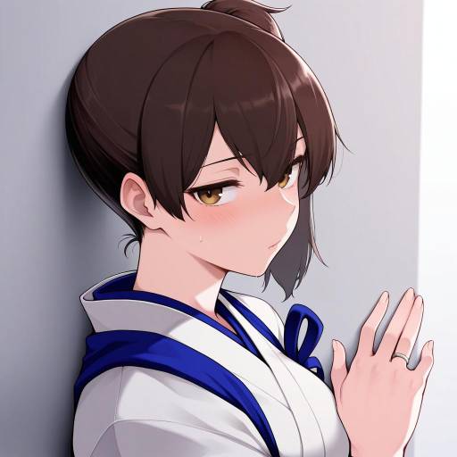 Kantai Collection Girl with Blush and Jewelry