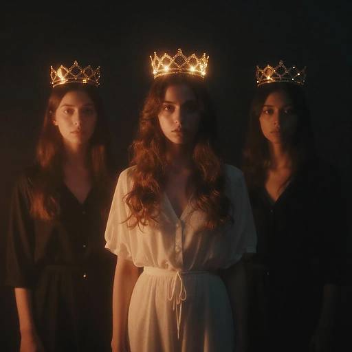 Ethereal Crowns in Blurred Motion