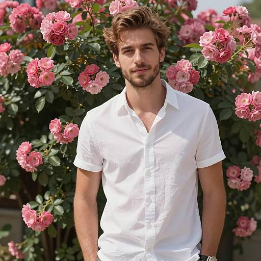 Handsome Summer Party Outfit Photography