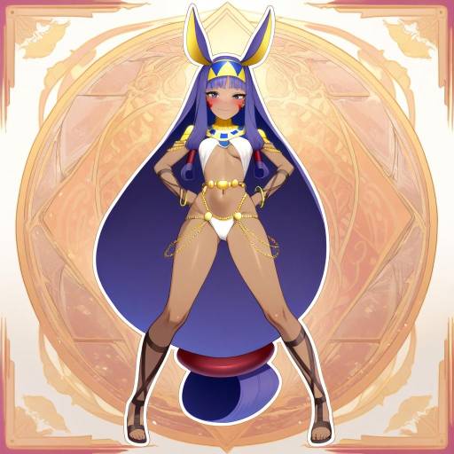 Charming Nitocris with Jackal Ears